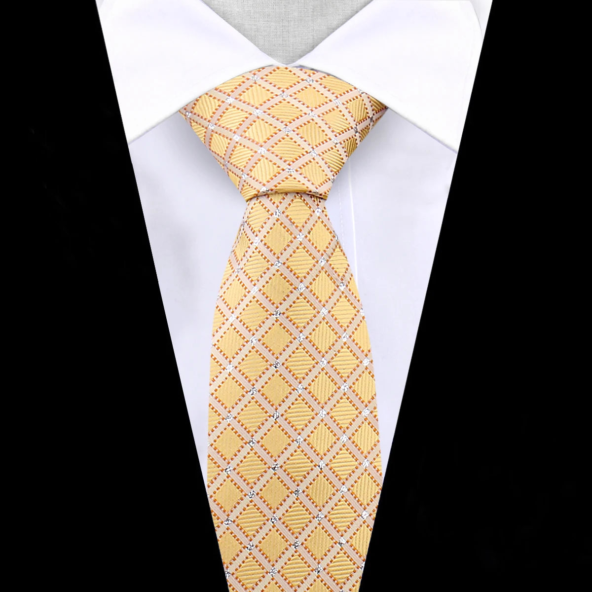 Corbata Jacquard De Poliéster Negocios Boda Accesorio De Moda