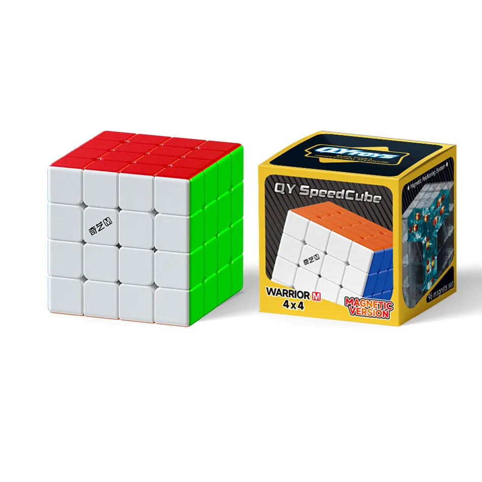 Cubo mágico Qiyi 2x2 3x3 4x4 5x5 6x6 pegatinas negras rompecabezas educativo Cubo mágico juguetes para niños regalo juguete Cubo mágico