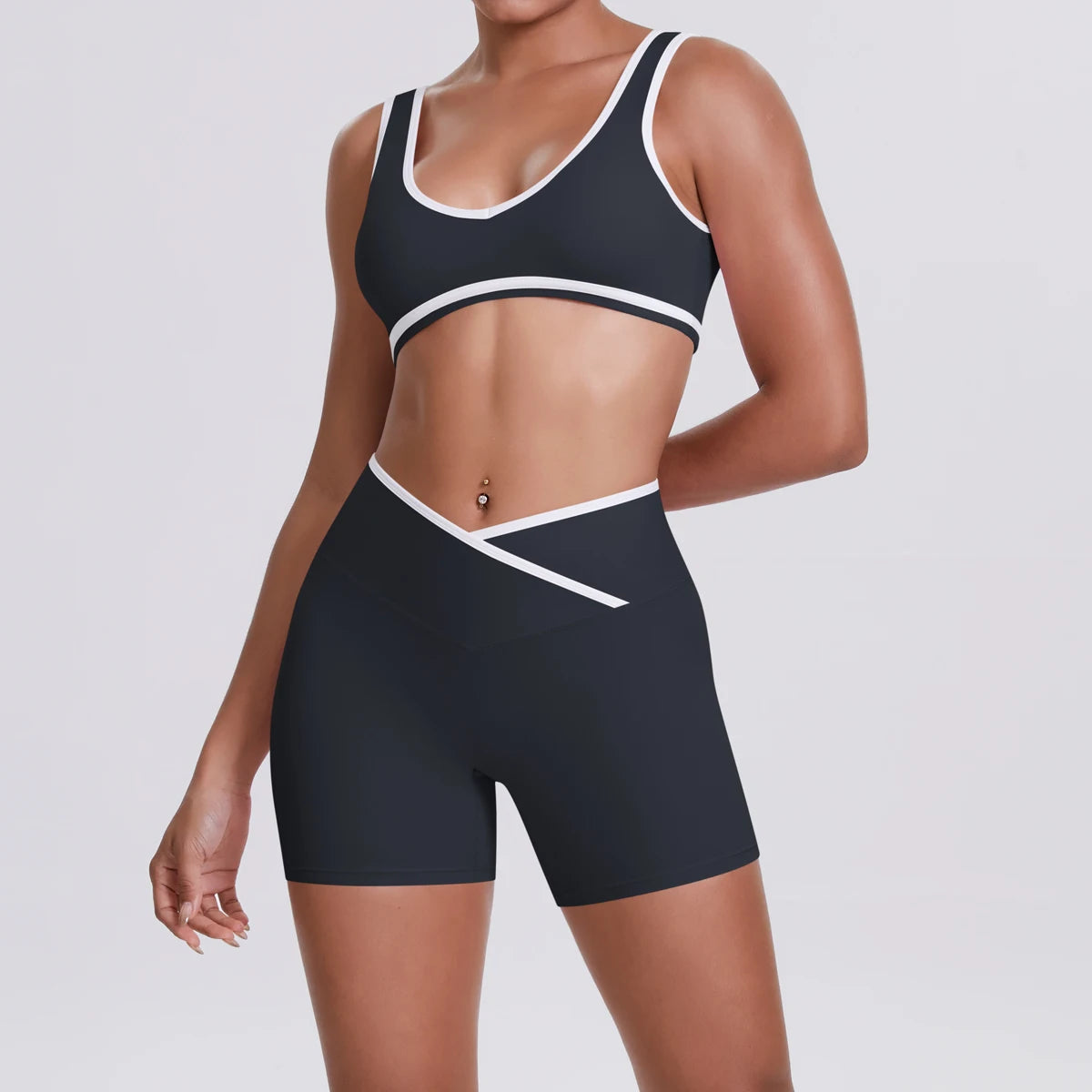 Conjunto Deportivo Mujer 2 Piezas | Yoga Gimnasio | Secado Rápido Ajuste Delgado
