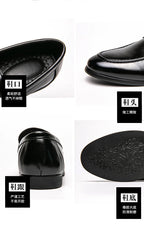 Mocasines de Cuero para Hombre | Talla Grande 48 | Clásicos para Fiesta y Oficina | Tico Trendy