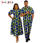 Vestido Estampado Africano Dashiki Pareja | Camisa y Pantalón | Tallas S-6XL | Tico Trendy