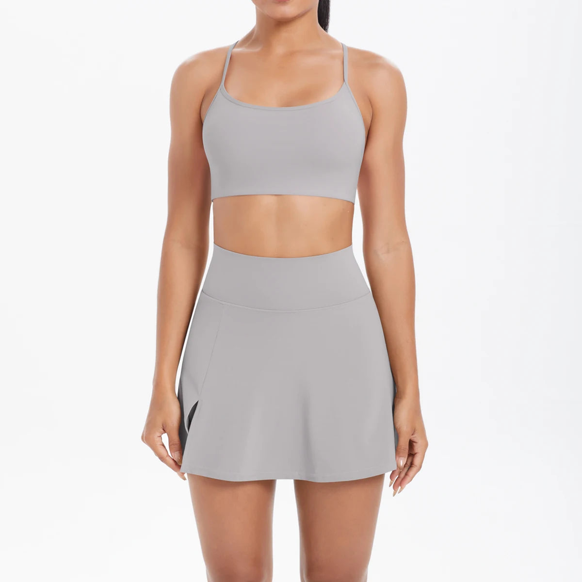 Conjunto Deportivo Yoga 2 Piezas | Ticotrendy Sujetador Shorts Mujer Estilo Fitness