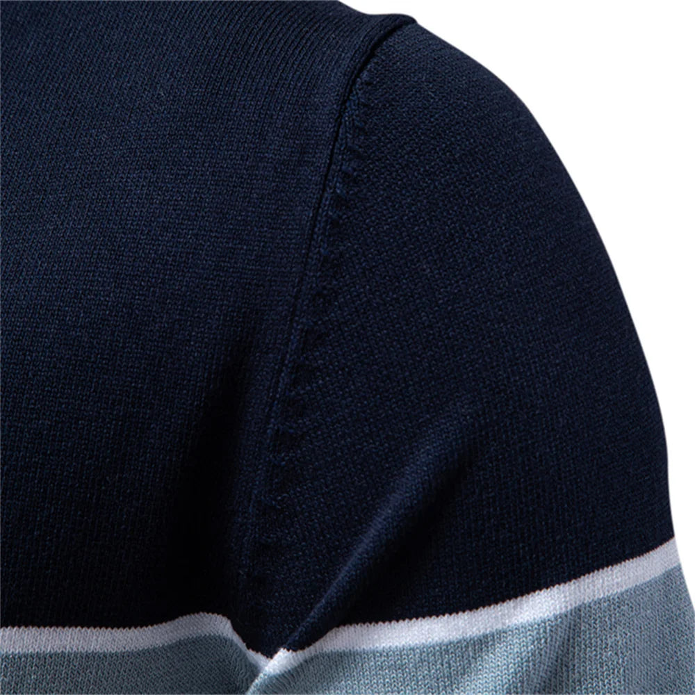 Polo Deportivo Cuello V Bloques Color Hombre | Ajustado Eventos | Tallas S-XXL | Tico Trendy
