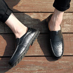 Zapatos Piel Genuina Hombre ∣ Transpirables Conducción ∣ Talla 37-46
