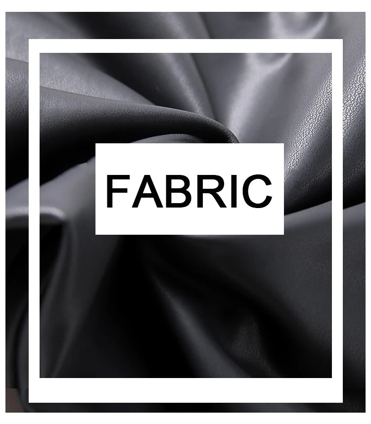 Leggings Cuero PU Polar Otoño Invierno | Empalmado Ajustado Sexy Rojo | Alta Elasticidad Cálida | Ticotrendy