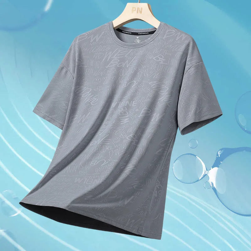 Camiseta Ticotrendy Hombre Manga Corta Cuello Redondo Casual | Transpirable Ligera