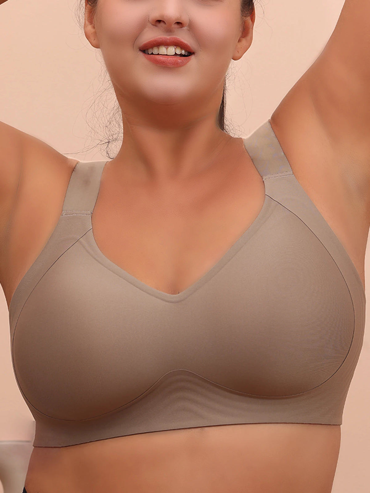 Sujetador Dormir Talla Grande | Sin Aros Push-up Sin Costuras | Yoga y Ejercicio | Tico Trendy