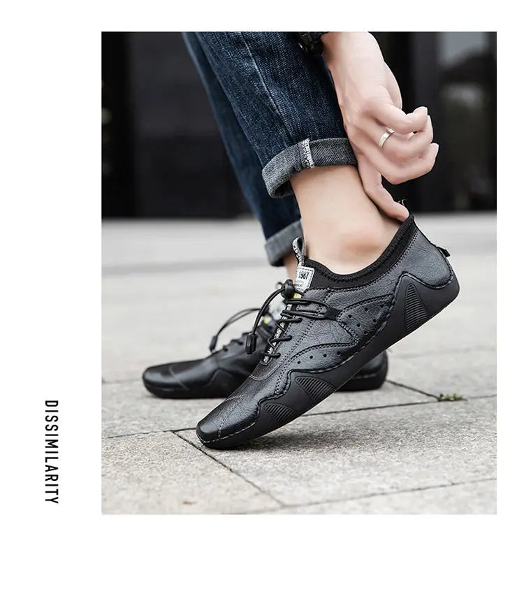 Mocasines Lujo Hombre ∣ Cuero Hechos a Mano ∣ Zapatillas Casual 2023