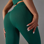 Leggings Sin Costuras Mujer | Yoga Gimnasio | Cintura Alta Ajuste Push Up