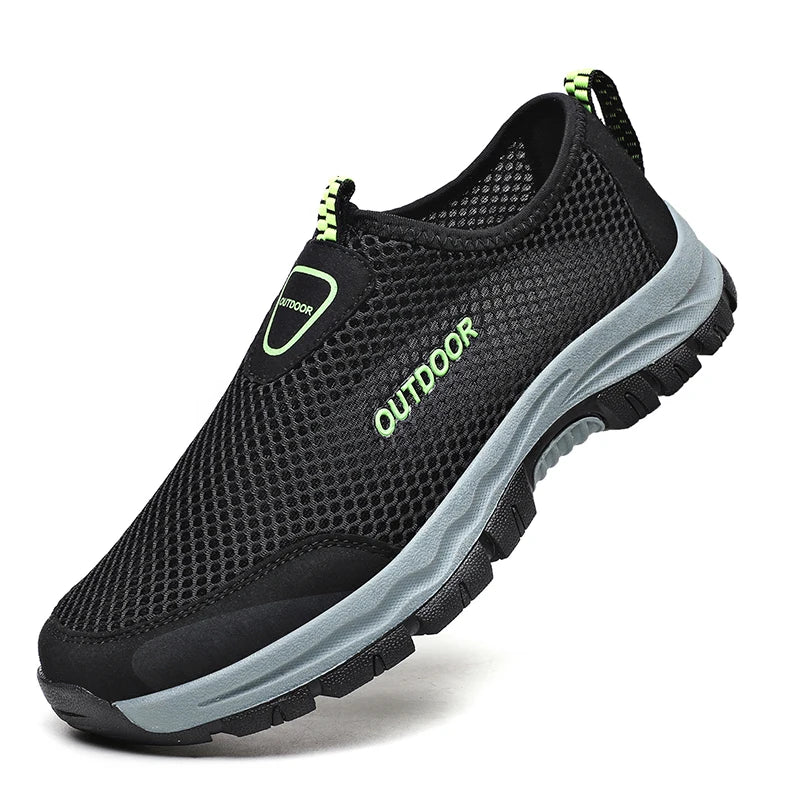 Mocasines Casuales Hombre | Malla Respirable Ligera Confort Estilo Tico | Talla Grande