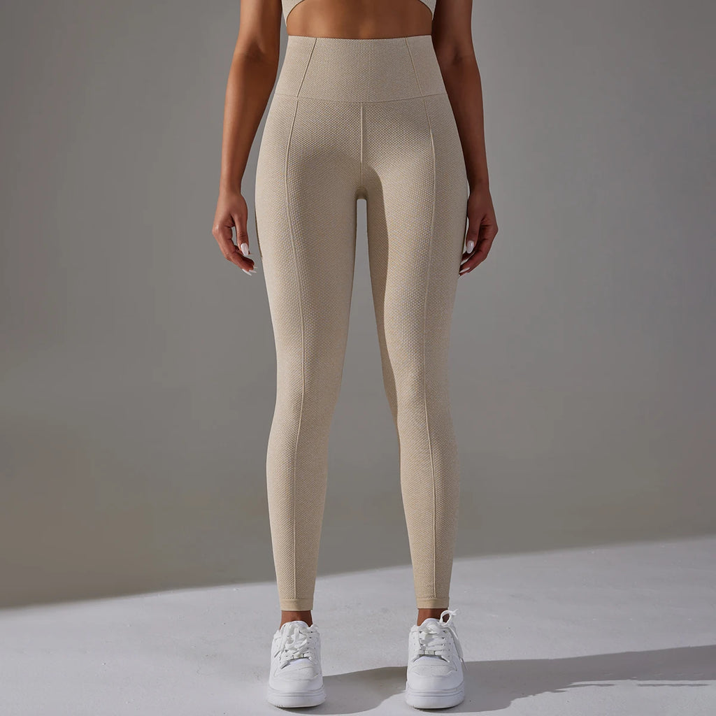 Leggings Sin Costuras Mujer | Yoga Gimnasio | Cintura Alta Ajuste Push Up