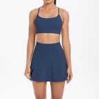 Conjunto Deportivo Yoga 2 Piezas | Ticotrendy Sujetador Shorts Mujer Estilo Fitness