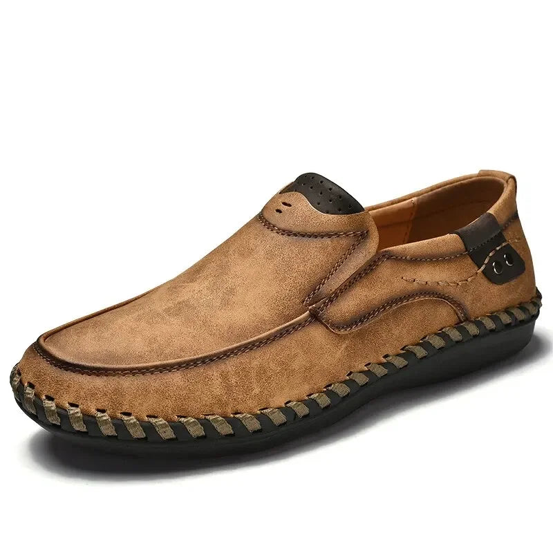 Mocasines Lujo Hombre ∣ Cuero Suave ∣ Zapatos Cómodos para Conducir