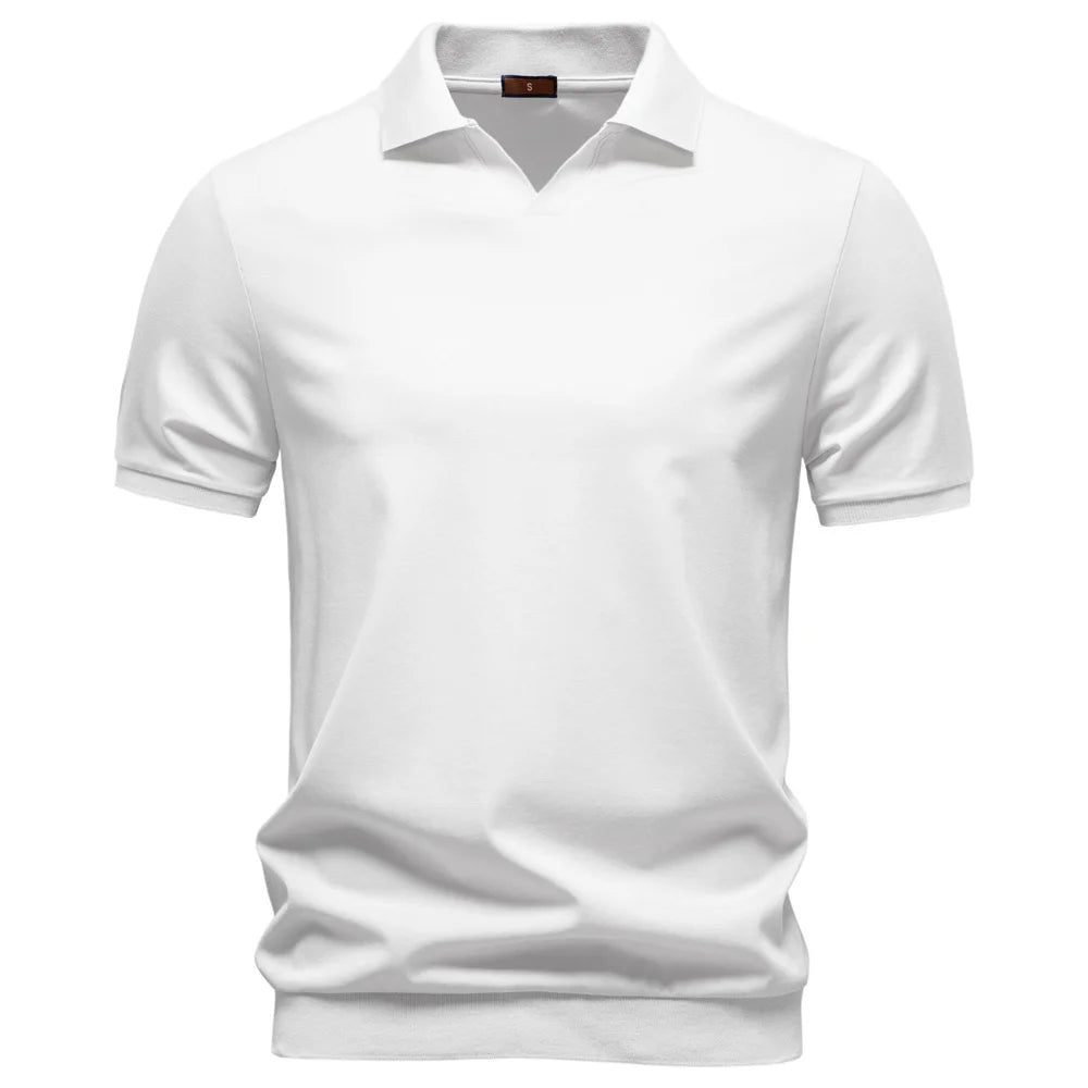 Polo Sedoso Transpirable Hombre | Estilo Elegante Fresco | Tallas S-XXL | Tico Trendy