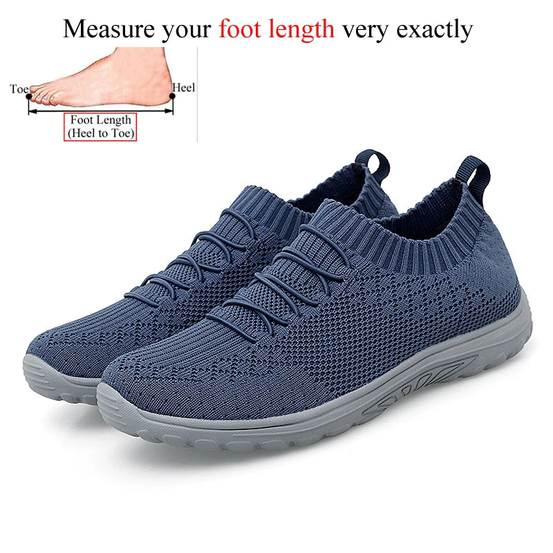 Zapatos Planos Ligeros para Mujer | Tallas 42-43 | Azul, Rosa, Negro, Gris | Verano