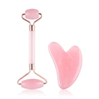 Rodillo y Gua Sha de Resina Natural para Masaje Facial y Corporal