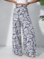 Pantalón Casual Estampado | Diseño Coreano Popular | Estilo Coreano Suelto