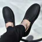 Mocasines Lujo Hombre ∣ Cuero Suave ∣ Zapatos Cómodos para Conducir