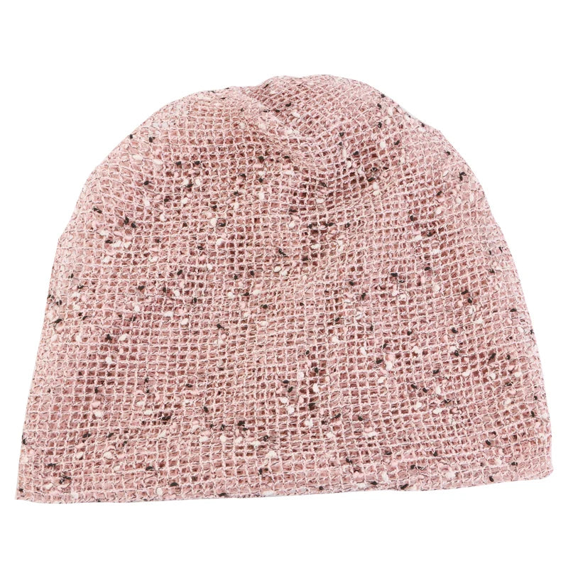 Nuevas Gorros de doble uso para mujer, gorros de malla de algodón para verano, gorros finos, gorros informales para exteriores, gorros con bufanda, Gorros para niñas