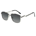 Gafas de Sol CATERSIDE Polarizadas | Lentes Planas y Doble Puente | Montura Metal | UV400