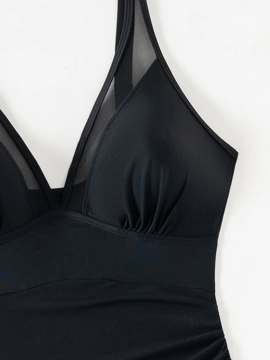 Bikini de Malla con Cordón 2025 | Una Pieza | Color Sólido