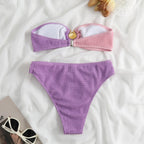 Bikini de Dos Piezas con Concha - Top Sexy para Playas de Guanacaste