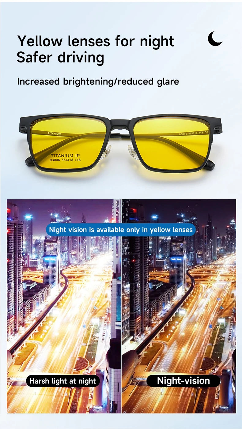VKYEE, nuevas gafas de sol polarizadas con Clip magnético para hombres y mujeres, gafas de lectura ópticas, se pueden personalizar con prescripción F93006