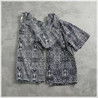 Camisa Hawaiana Hombre | Estampado Geométrico | Manga Corta | Verano | Ticotrendy Costa Rica