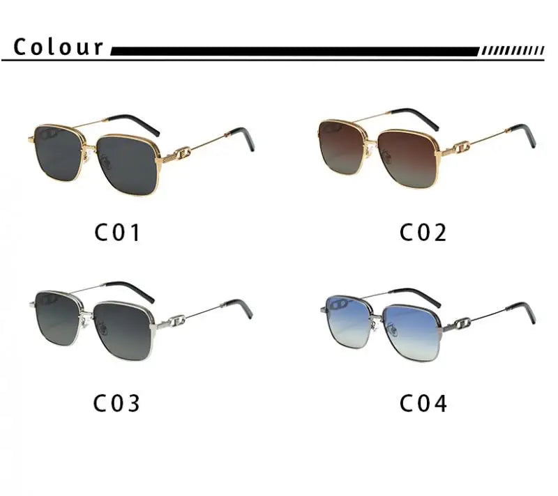 Gafas de Sol Cuadradas Caterside | Estilo Piloto | Polarizadas y UV400