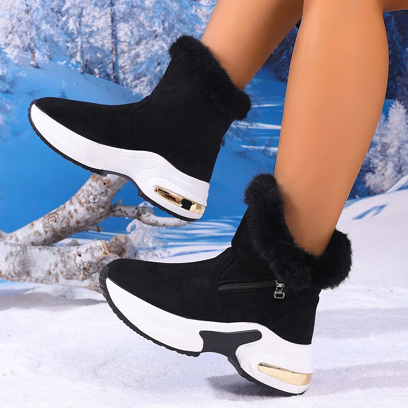Botines de Cuña y Plataforma | Estilo Coreano | Mujer