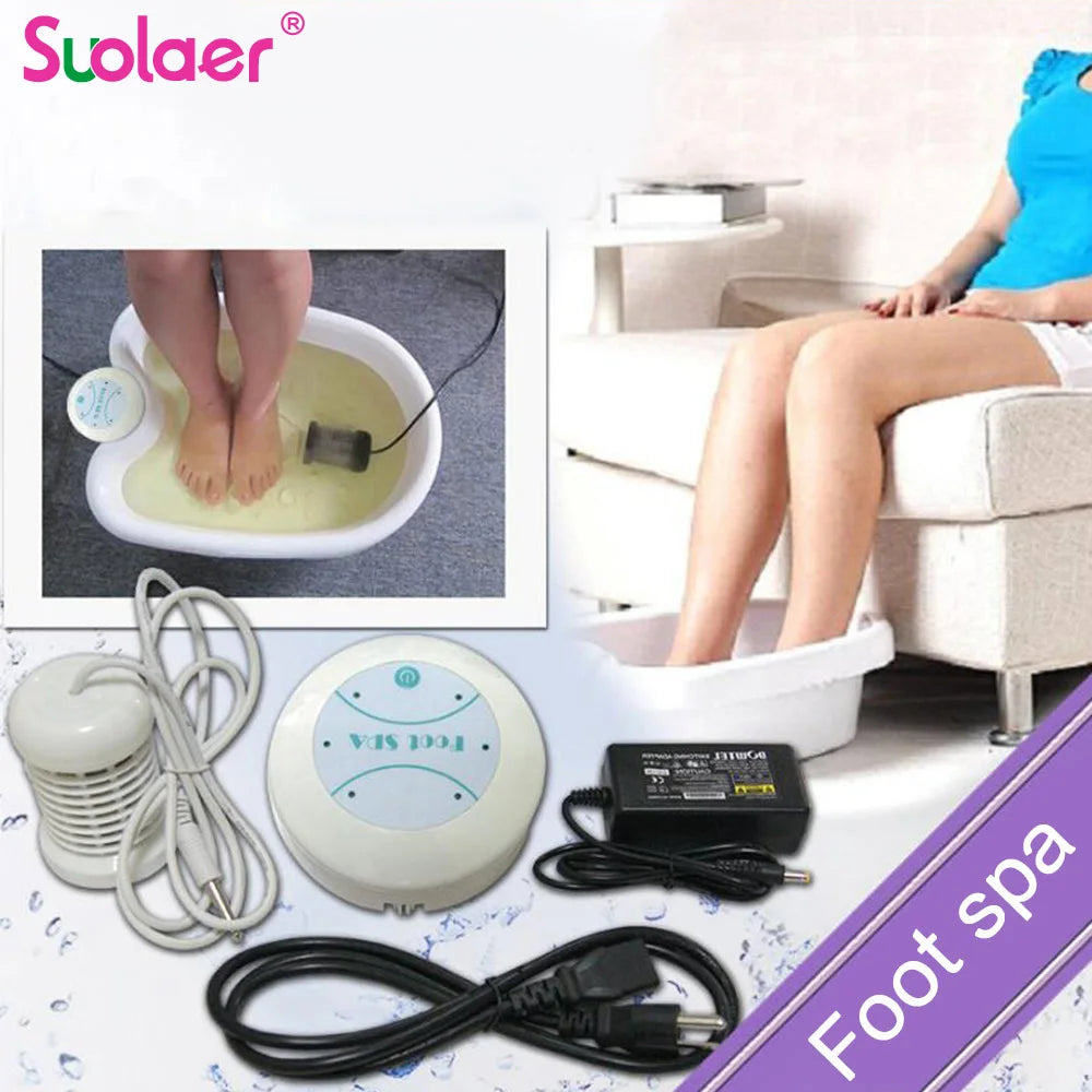 Máquina de Desintoxicación Iónica para Baño de Pies Spa Aqua