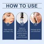 Aceite esencial para ojos de luteína OUHOE, hidratación profunda emoliente, cuidado hidratante de la piel de los ojos