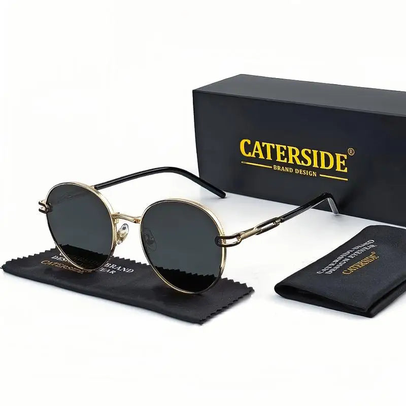 Gafas de Sol Polarizadas Caterside | Montura Metal Ovalada | Unisex