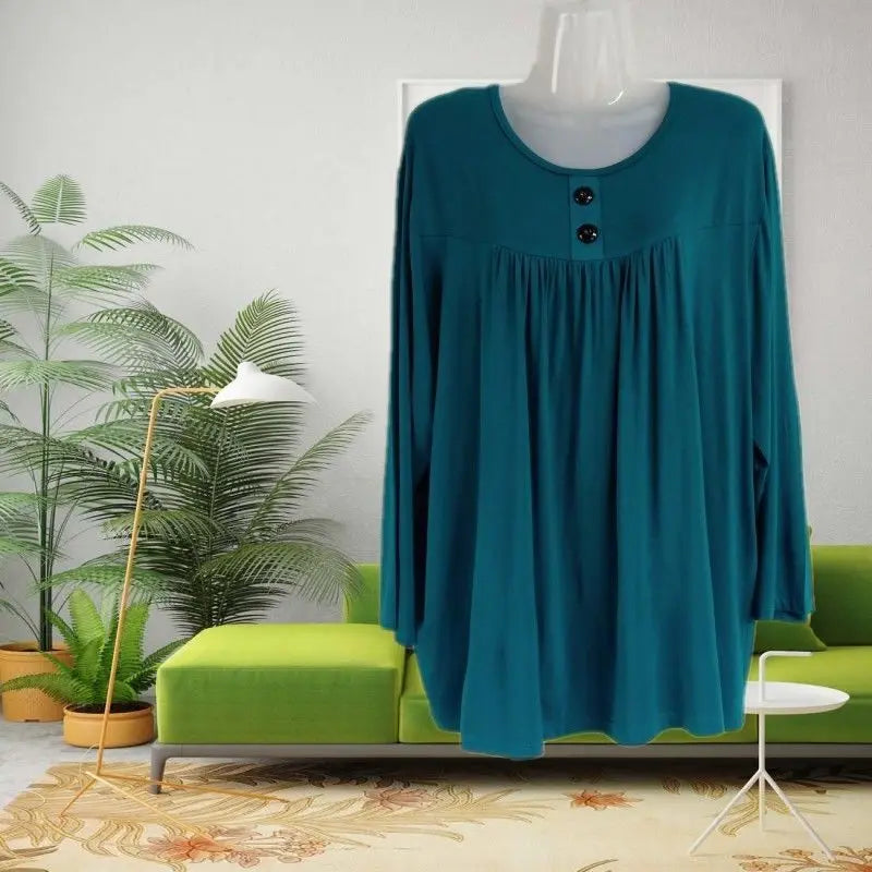 Top Vintage | Talla Grande | Encaje y Manga Larga | Tico Trendy