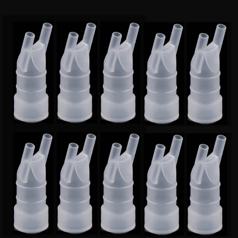Boquilla Tubo Bucal Plástico Grado Alimenticio | Accesorios Nebulizador Compresor | Uso Universal