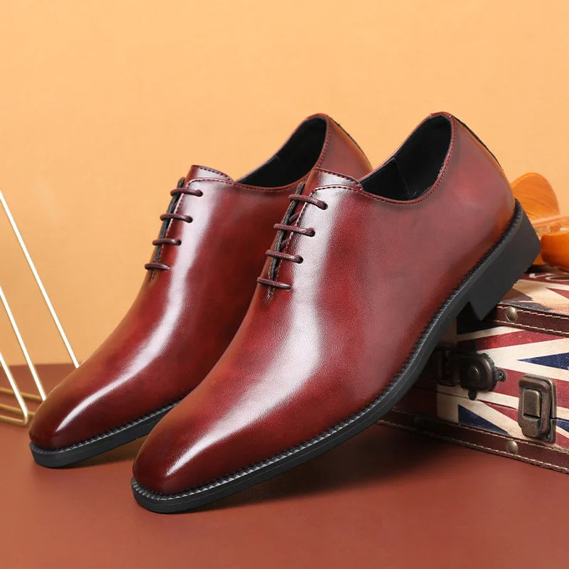 Zapatos Formales para Hombre 2026 | Primavera Otoño con Cordones | Zapatos de Boda y Negocios | Tico Trendy