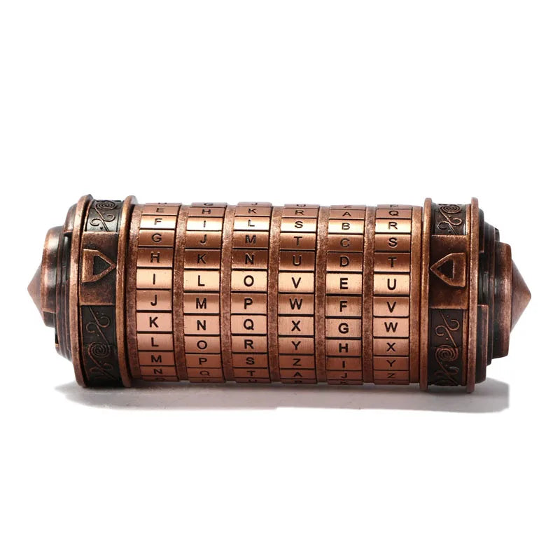 Cerradura de código Cryptex Da Vinci con compartimento oculto para anillos de dinero, joyería, regalos sorpresa románticos creativos interesantes