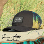Trucker Cool Designs Transpirable Cocoteros Bordado Béisbol Sombra al aire libre Protección solar Gorra de malla Sombrero para el sol para hombres y mujeres