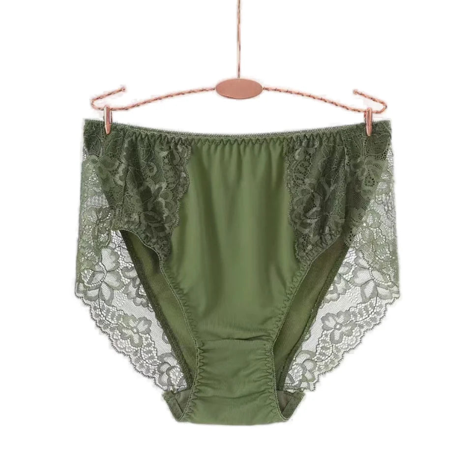 Bragas de Encaje Cintura Alta | Talla Grande 7XL