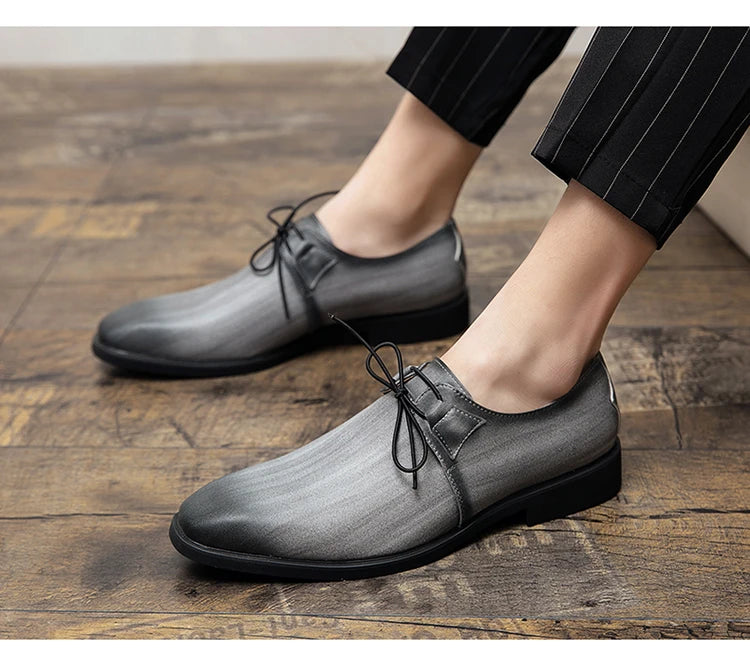 Zapatos Vestir Rosados Hombre Oxford Elegantes Casuales Banquete Boda | Talla 48