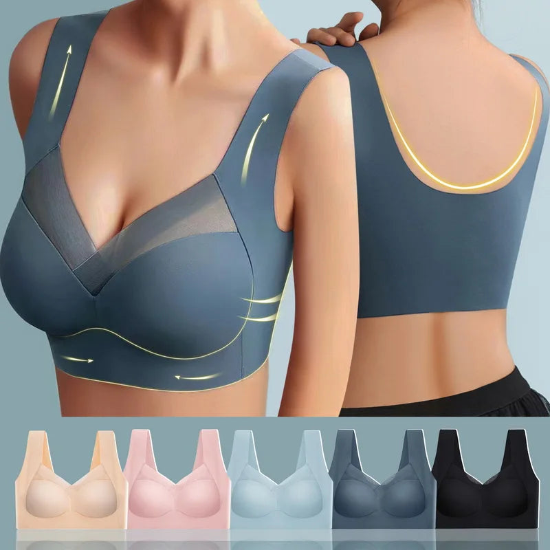 Sujetador Deportivo Cremallera Frontal  | Tallas S-6XL Encaje | Tico Trendy