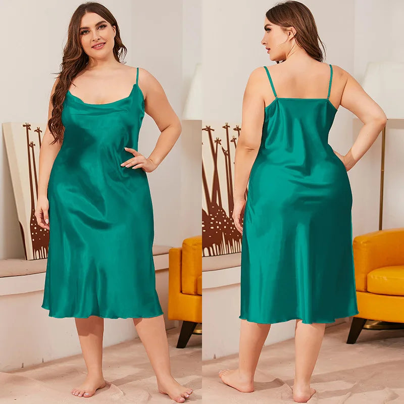 Camisón Manga Corta Cuello Redondo | Talla Grande