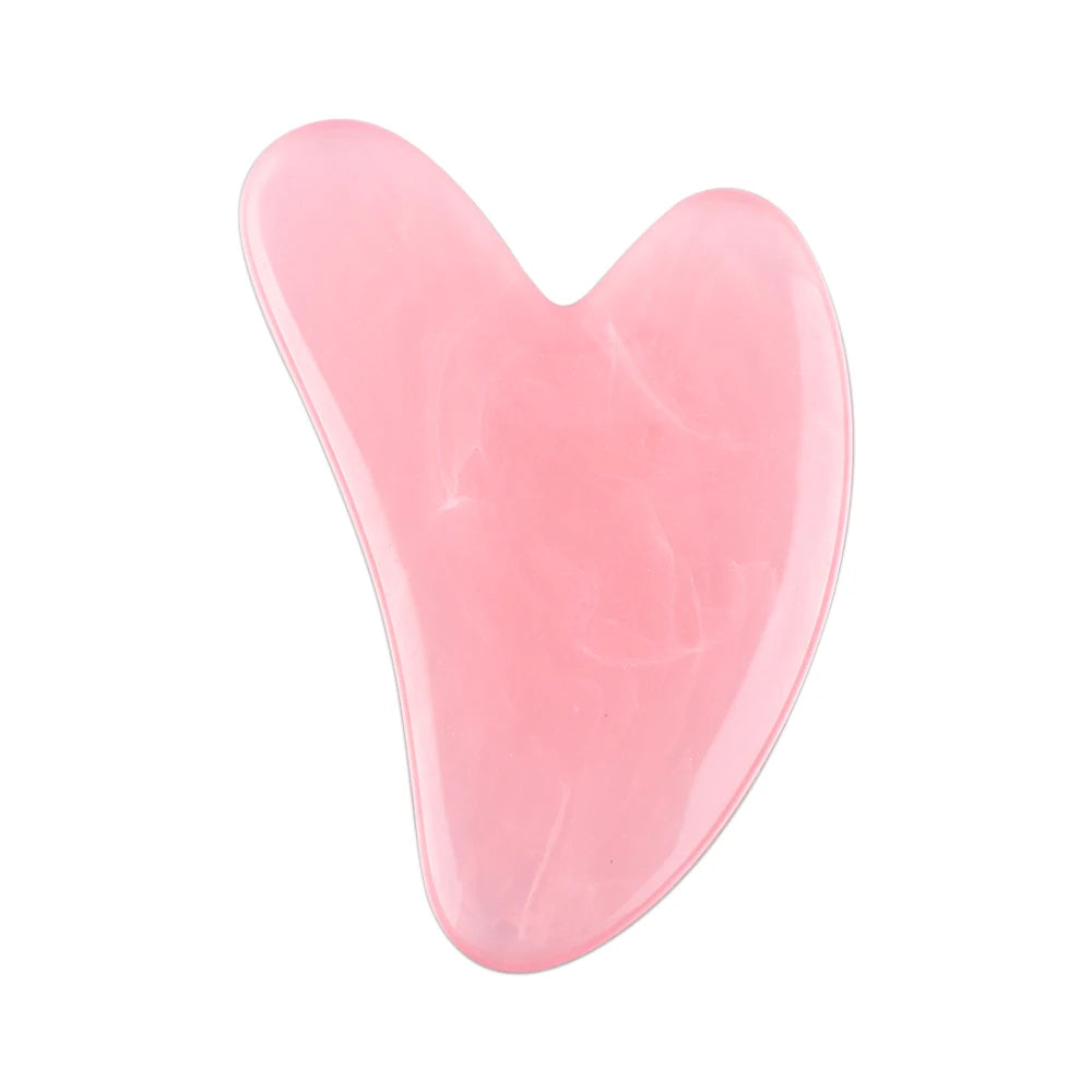 Rodillo y Gua Sha de Resina Natural para Masaje Facial y Corporal
