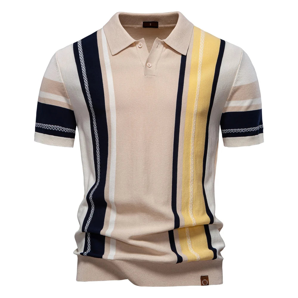 Polo Panel Contraste Malla Hombre | Punto Ligero Transpirable | Tallas S-XXL | Tico Trendy