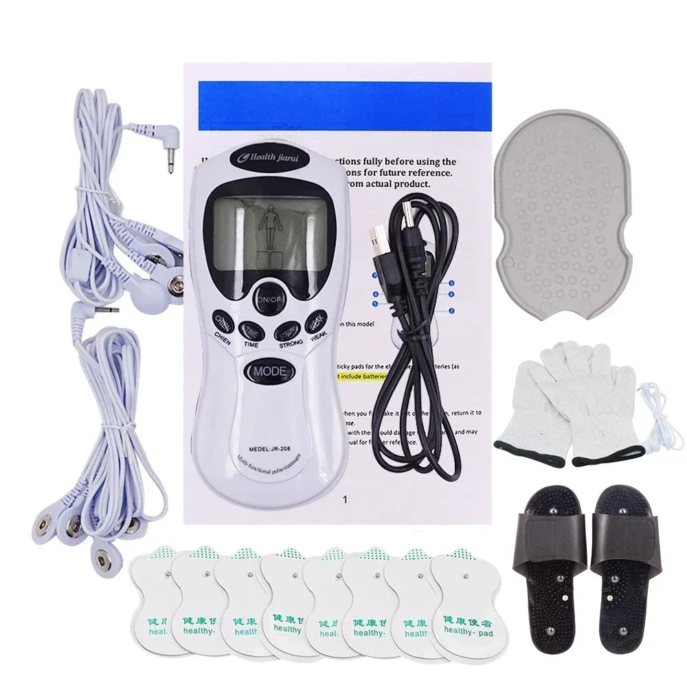 Masajeador Muscular TENS Eléctrico | Terapia Digital Pulso Estimulador | Cuidado Cuerpo Completo