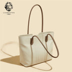 Marca LAORENTOU, bolso de hombro para mujer de piel sintética, bolso de viaje de gran capacidad con superficie suave para Otoño e Invierno 2025