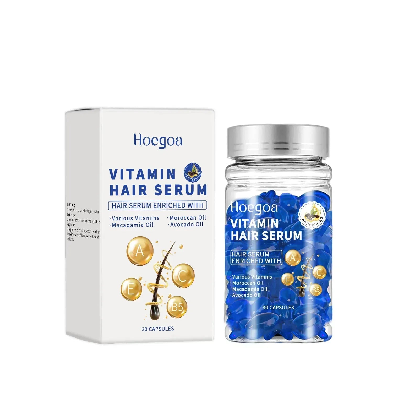 Cápsula mágica de vitamina para el cabello, aceite de queratina, restauración rápida del cabello, suave, brillante, hidratante profundo, productos para el cuidado del cabello del cuero cabelludo seco y rizado