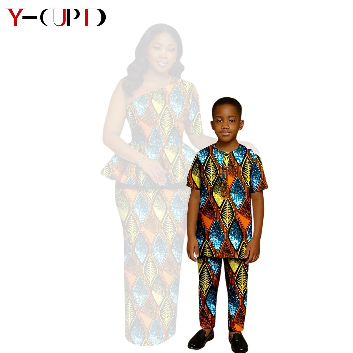 Vestido y Conjunto Dashiki Madre e Hijo | Tico Trendy