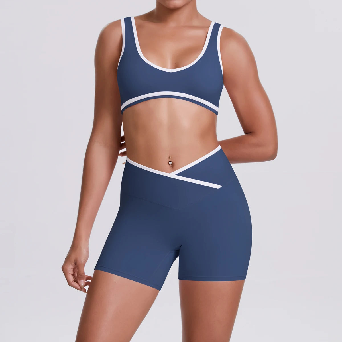 Conjunto Deportivo Mujer 2 Piezas | Yoga Gimnasio | Secado Rápido Ajuste Delgado