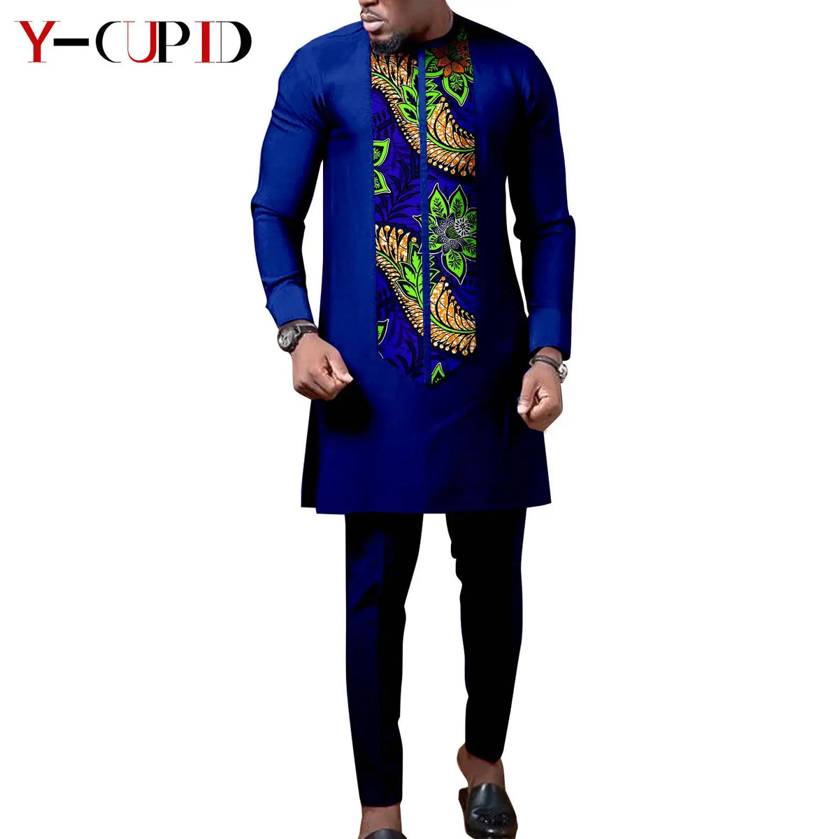 Vestido Dashiki Africano Caftán Boda Pareja | Camisa y Pantalón | Tallas XS-6XL | Tico Trendy